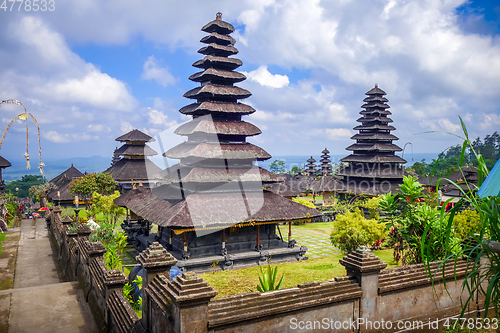 Image of Pura Besakih temple on mount Agung, Bali, Indonesia