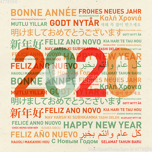 Image of Happy new year from the world