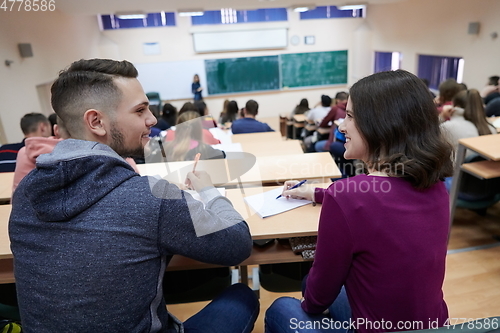 Image of Students Gruop In the uni Amphitheather