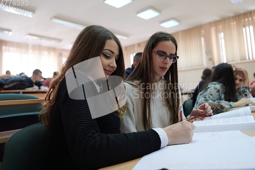 Image of Students Gruop In the uni Amphitheather