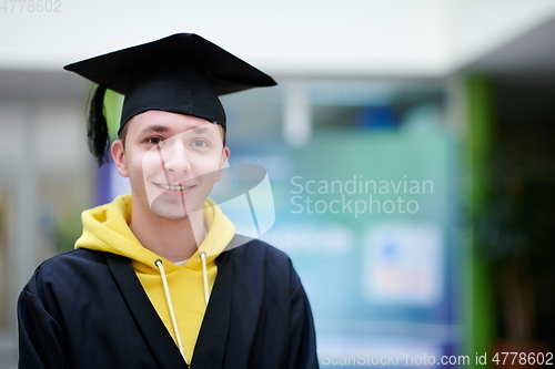 Image of portrait of the student on graduation day