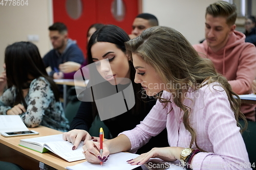 Image of Students Gruop In the uni Amphitheather