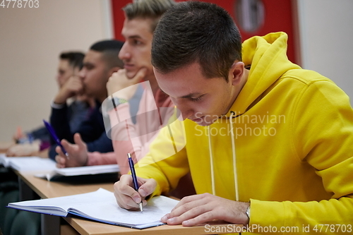 Image of Students Gruop In the uni Amphitheather