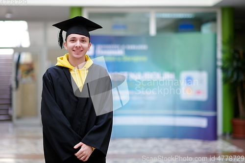 Image of portrait of the student on graduation day