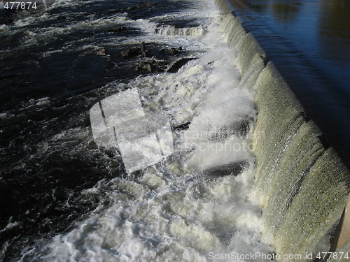 Image of White waterfall