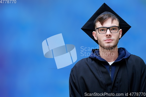 Image of portrait of the student on graduation day