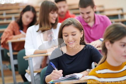 Image of Students Gruop In the uni Amphitheather