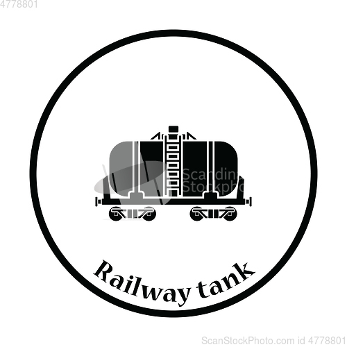 Image of Oil railway tank icon