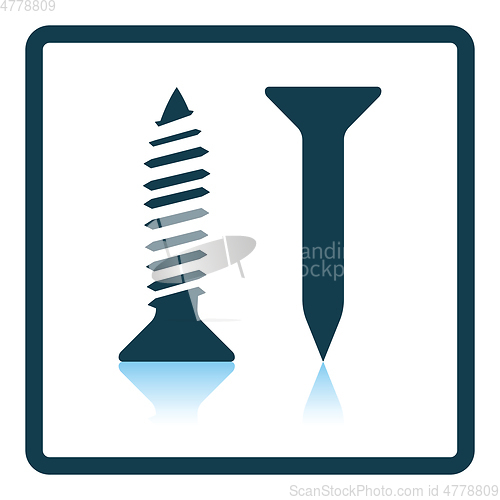 Image of Icon of screw and nail