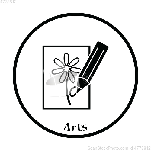 Image of Icon of Sketch with pencil