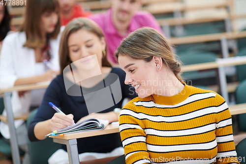 Image of Students Gruop In the uni Amphitheather