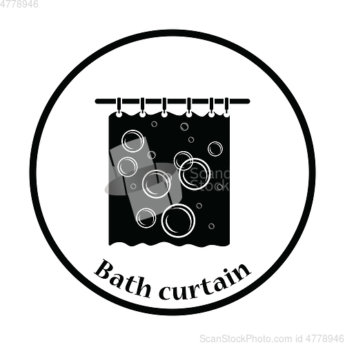 Image of Bath curtain icon