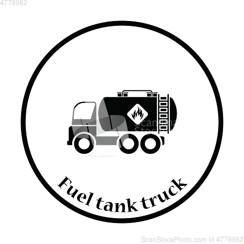 Image of Fuel tank truck icon