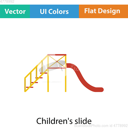 Image of Children\'s slide icon