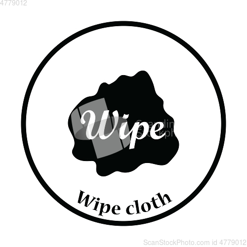 Image of Wipe cloth icon