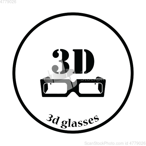 Image of 3d goggle icon