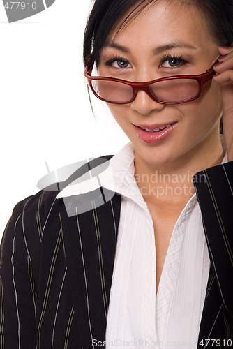 Image of Business woman in glasses