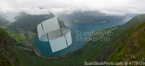 Image of View from Hoven Mountain, Nordfjord, Norway