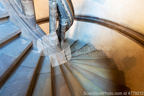 Image of typical vintage stone staircase