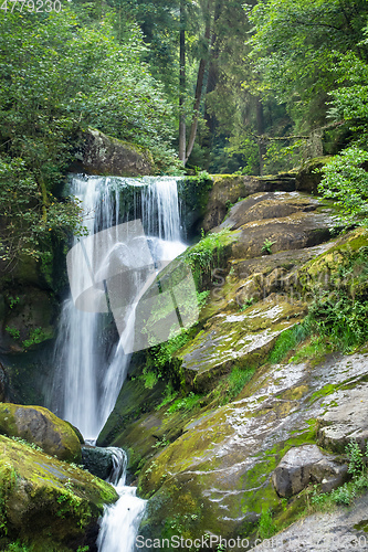 Image of waterfall at Triberg in the black forest area Germany