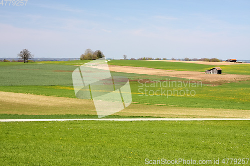 Image of bavarian landscape scenery