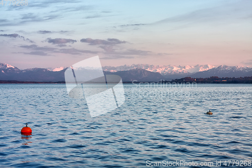 Image of Alps at Starnberg lake