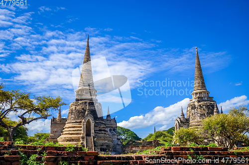 Image of Wat Phra Si Sanphet temple, Ayutthaya, Thailand