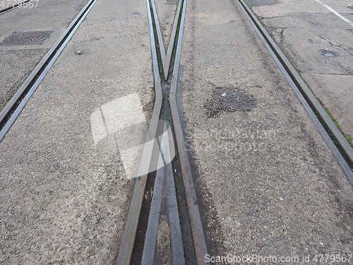 Image of Railway track detail