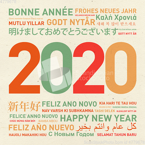 Image of Happy new year from the world