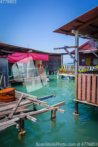 Image of George Town Chew jetty, Penang, Malaysia