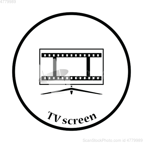 Image of Cinema TV screen icon