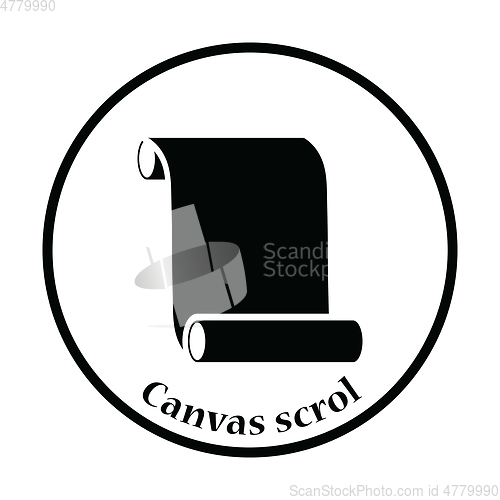 Image of Canvas scroll icon