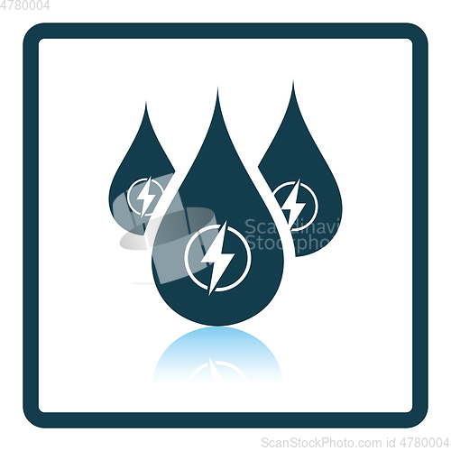 Image of Hydro energy drops  icon