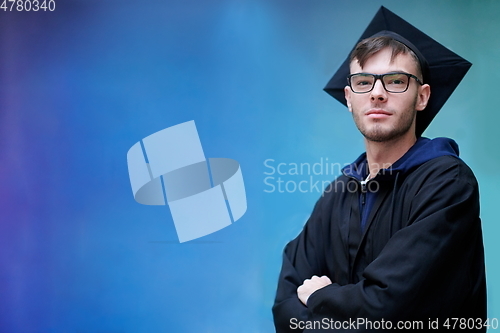 Image of portrait of the student on graduation day