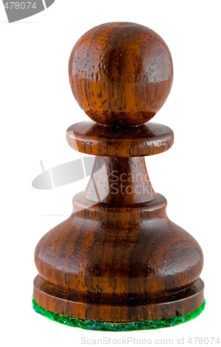 Image of Chess piece - black pawn