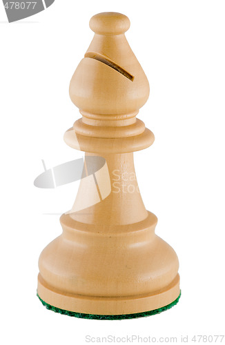 Image of Chess piece - white bishop