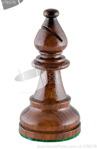 Image of Chess piece - black bishop