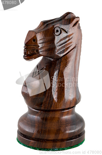 Image of Chess piece - black knight