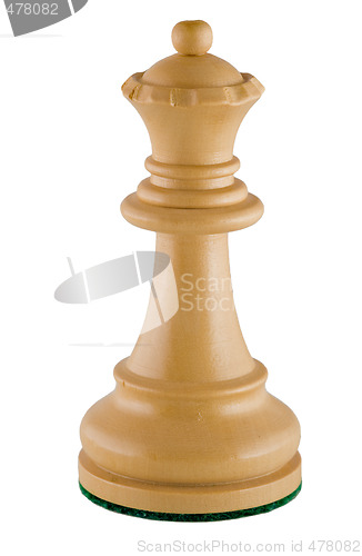 Image of Chess piece - white queen