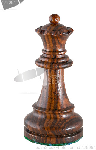 Image of Chess piece - black queen