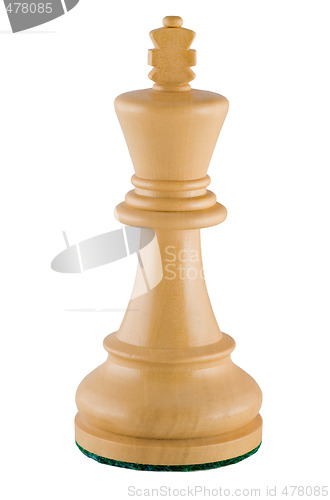 Image of Chess piece - white king