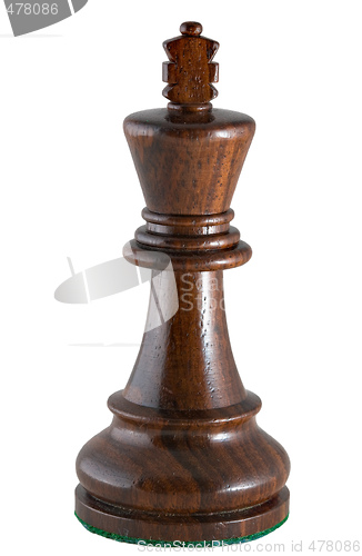 Image of Chess piece - black king