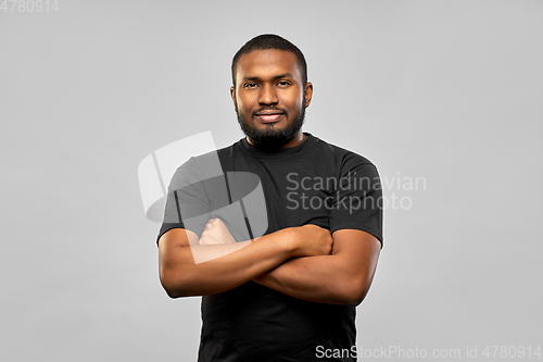 Image of african american man with crossed arms