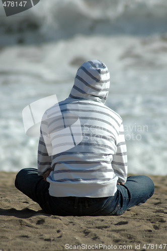 Image of BOY AT THE BEACH