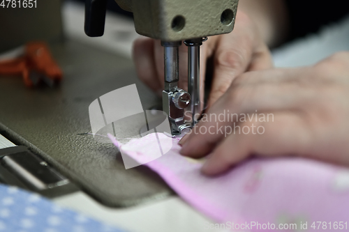 Image of Homemade Manufacturing Of Protective Trendy Medical Face Mask