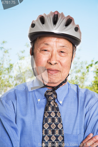 Image of Senior asian businessman 
