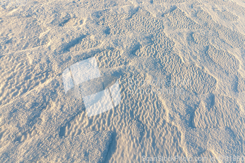 Image of Snow drifts in winter