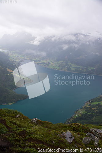 Image of View from Hoven Mountain, Nordfjord, Norway