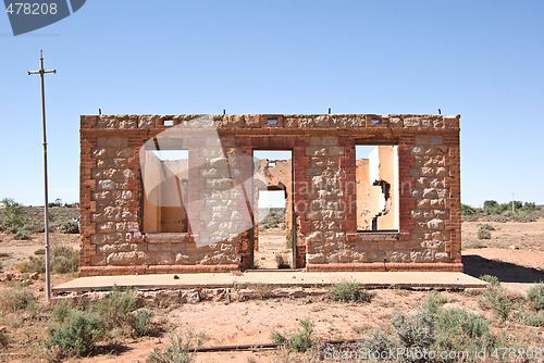 Image of old ruins in the desert