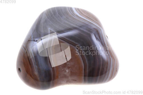 Image of natural agate isolated
